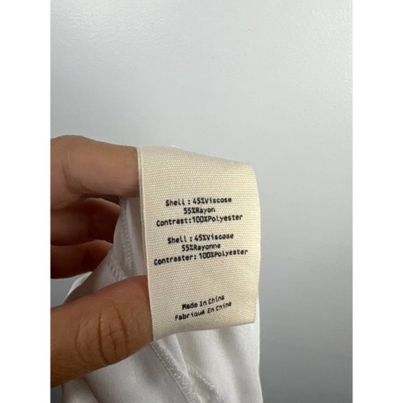 L'Agence Roxy Paperbag Women's Tie Waist Cargo Pant White Size: 8 NWT - Picture 10 of 11